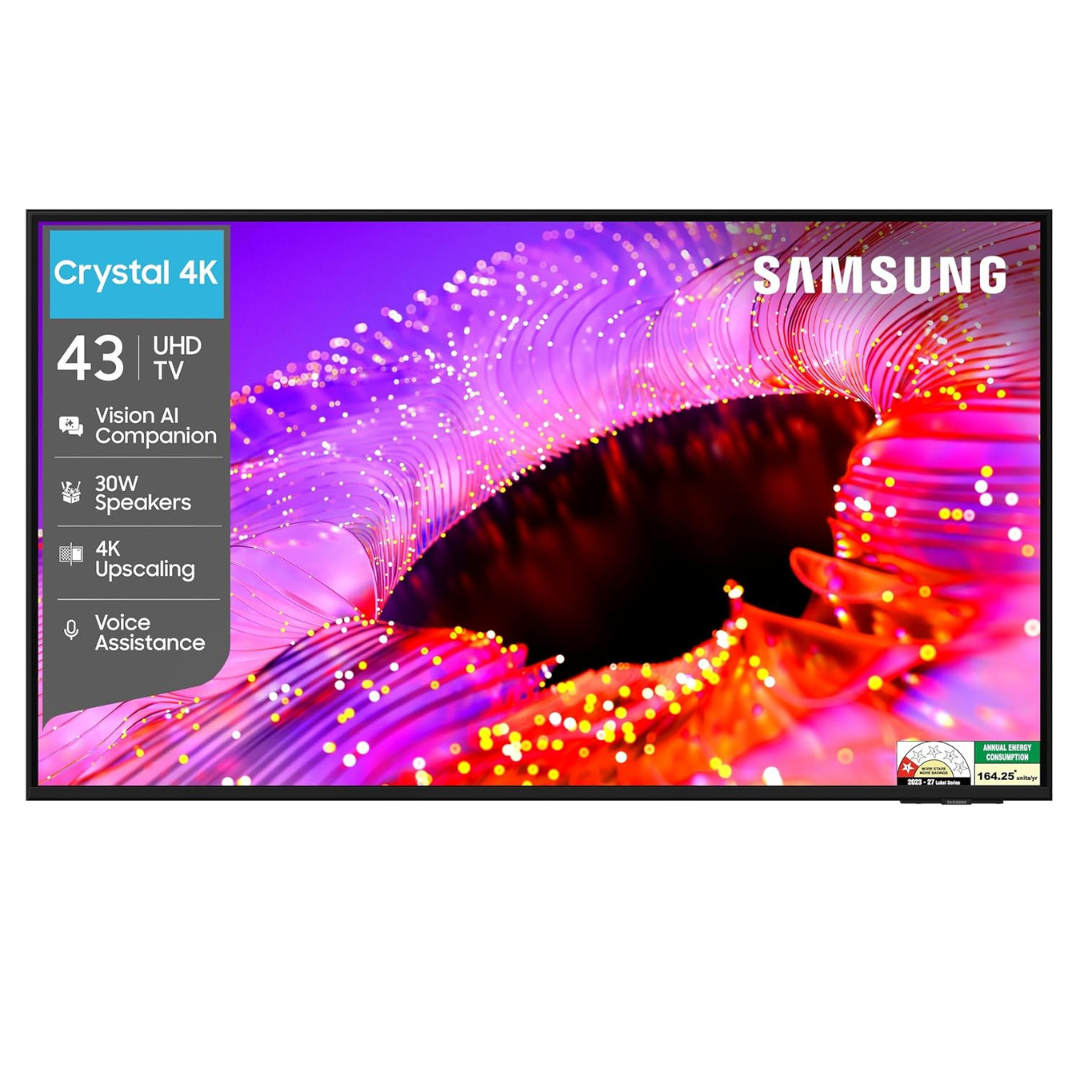Samsung 43 inches Crystal UHD 4K Samsung Vision AI