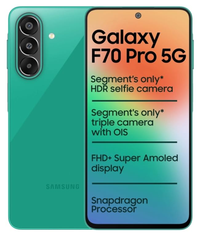 Samsung Galaxy F70 Pro 5G (Aura Green)